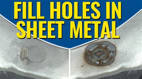 fill holes in sheet metal|metal hole repair kit.